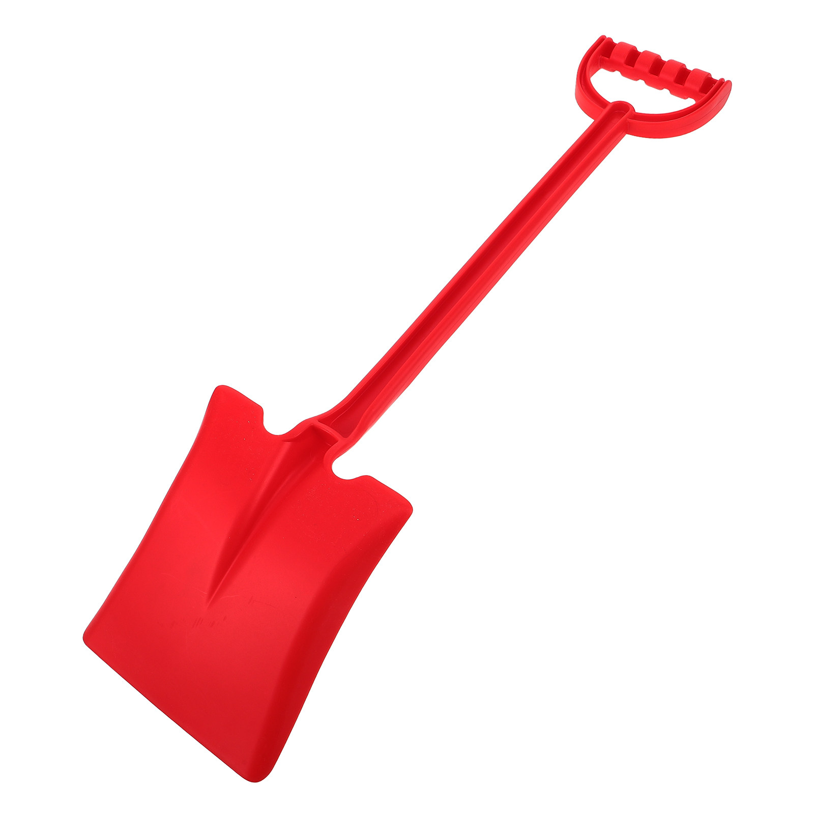 Kids Outdoor Yard Tools - 子供用赤いプラスチック製ビーチシャベル、砂や雪用のスコップ、庭用掘り道具、手動屋外ガーデンツール、夏用ビーチトロウェル、冬用雪遊びおもちゃ