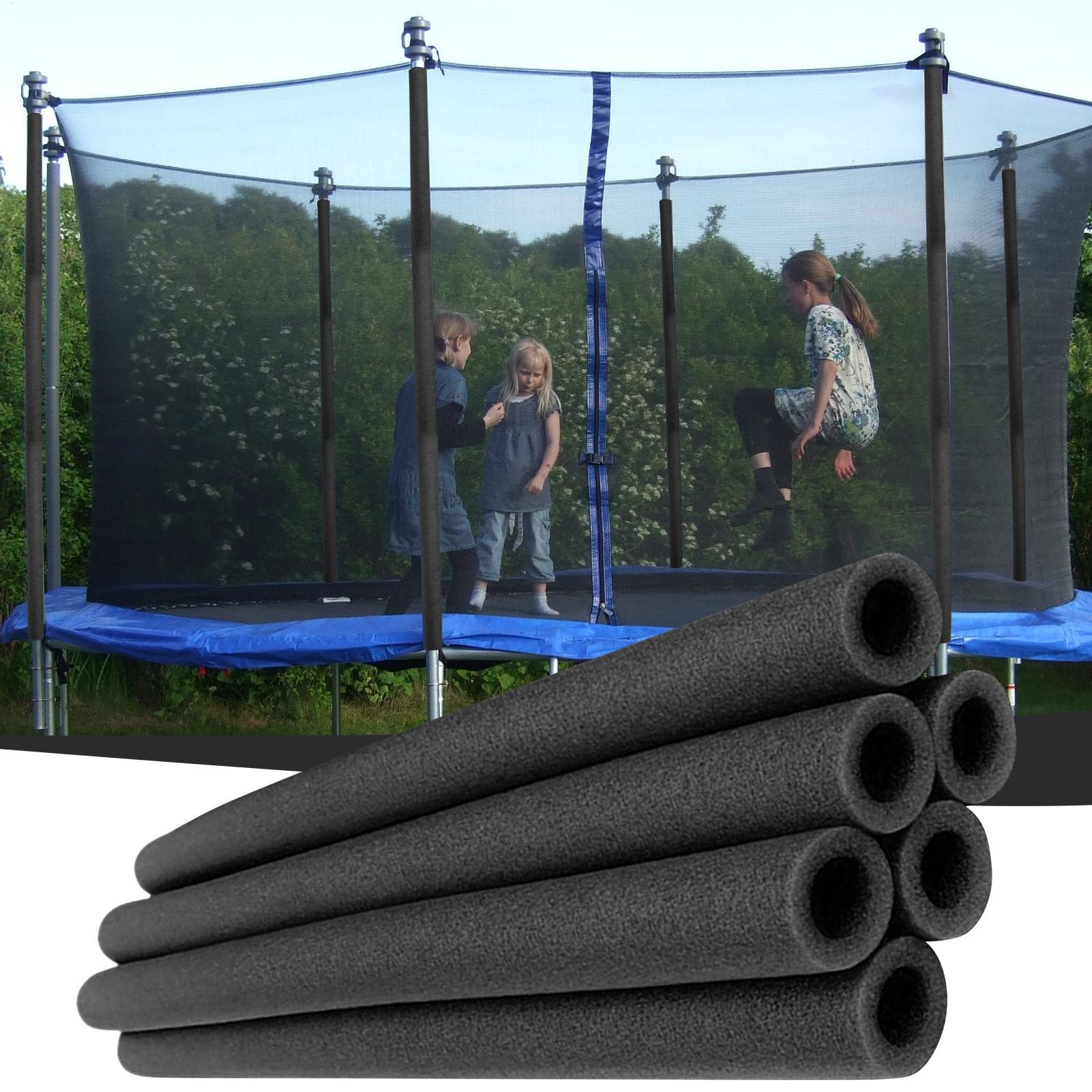 Kids Outdoor Trampoline - トランポリンポールカバートランポリンエンクロージャ保護チューブパッド交換用安全フィット屋内屋外アクセサリー