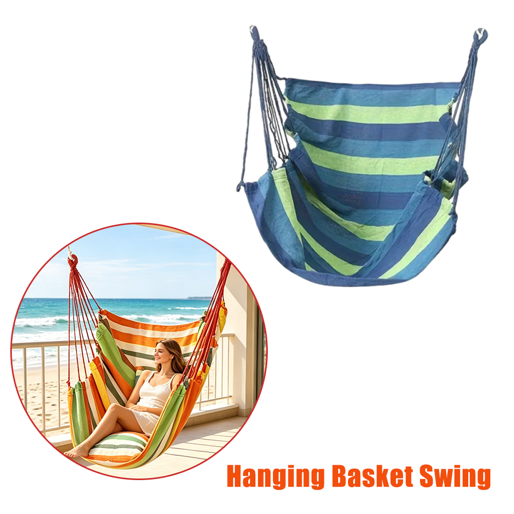 Kids Outdoor Hammock Chair - ハンギングバスケットスイングチェア屋外用パティオガーデン用ハンギングチェア寮の部屋用大学生屋内大人子供用ハンモックチェア