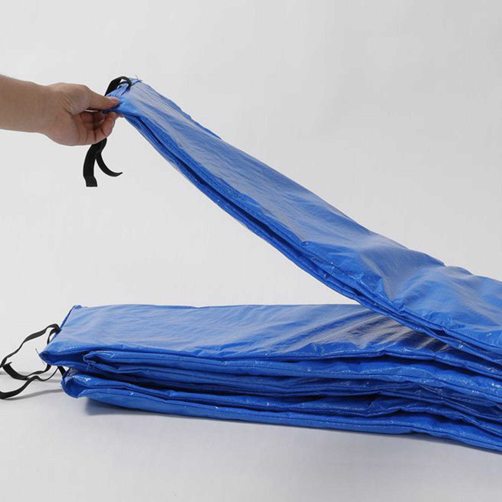 Kids Outdoor Trampoline - トランポリンパッドエッジカバー耐引裂性防水安全スプリングガードマット屋外ガーデントランポリン用