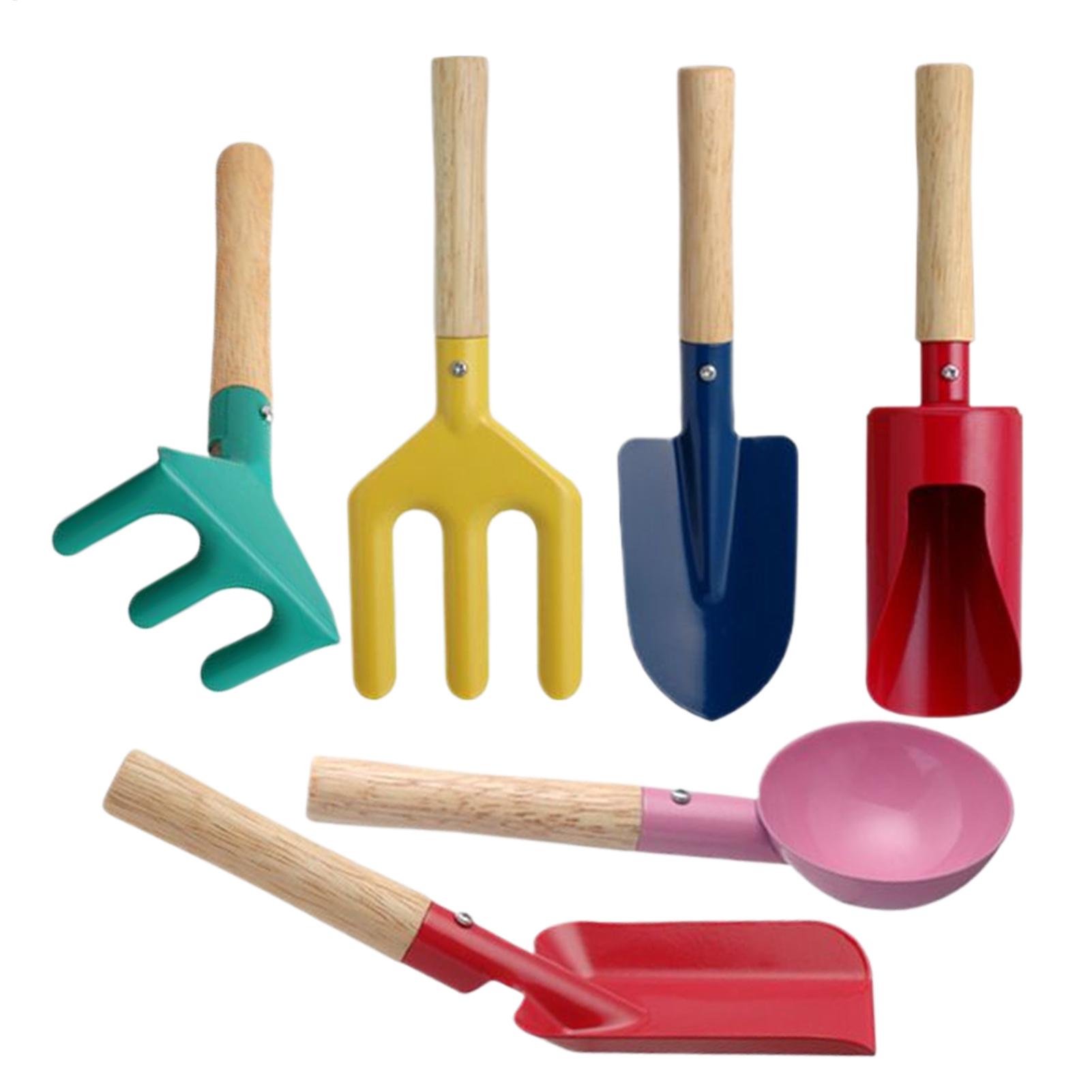 Kids Outdoor Yard Tools - 園芸ツール ポータブル教育キット 掘削・植栽セット 子供用 男の子 女の子