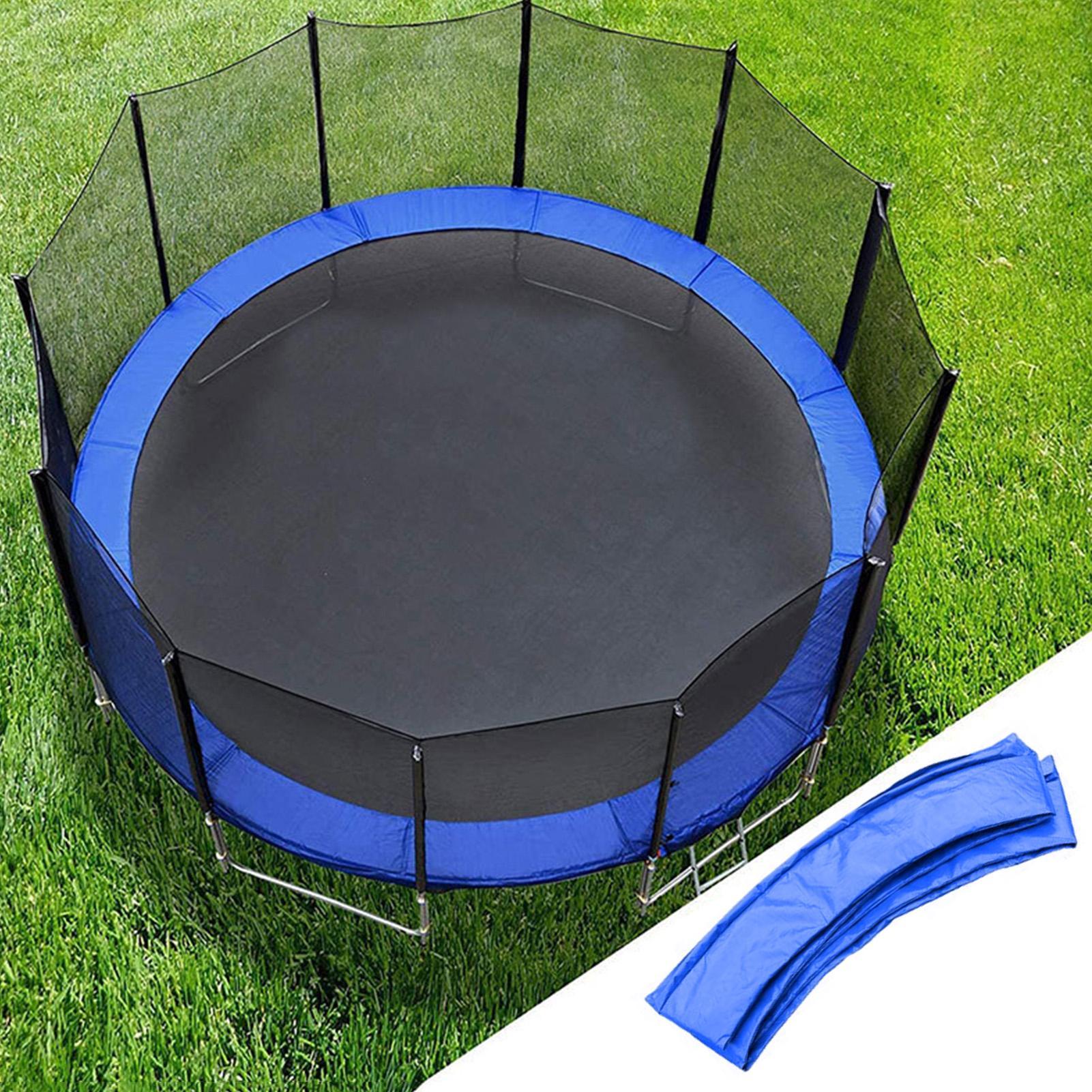 Kids Outdoor Trampoline - トランポリン安全パッド交換用エッジカバーラウンド防水保護マット耐久性があり長持ちするトランポリンパッド用