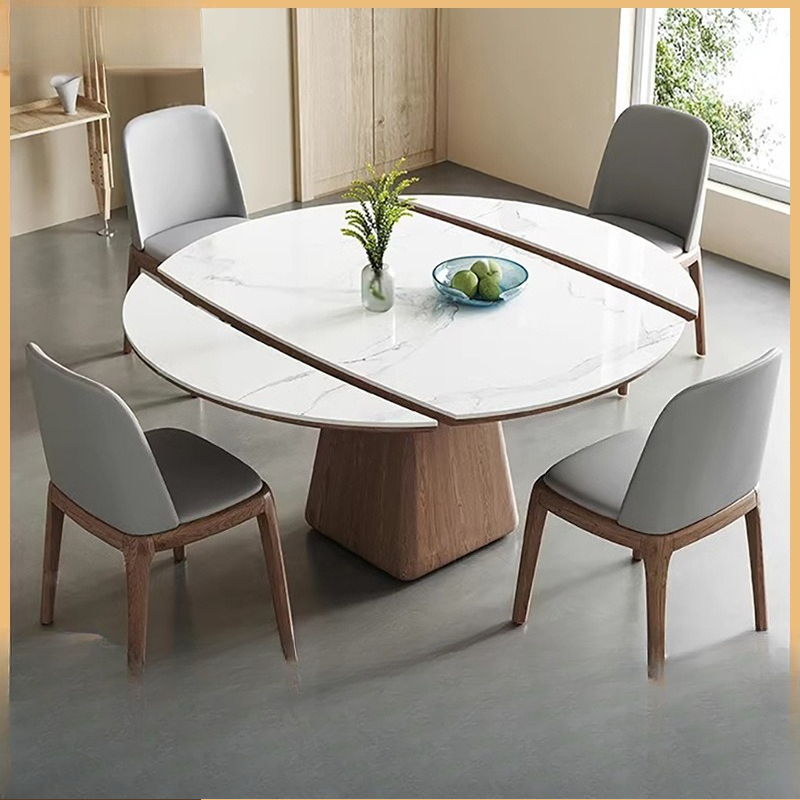 Kids Outdoor Dining Table - 拡張可能なダイニングテーブルラウンド工業用スレート寝室のダイニングテーブル子供クイジンタヴォロプランツォアルンガリベール屋外家具