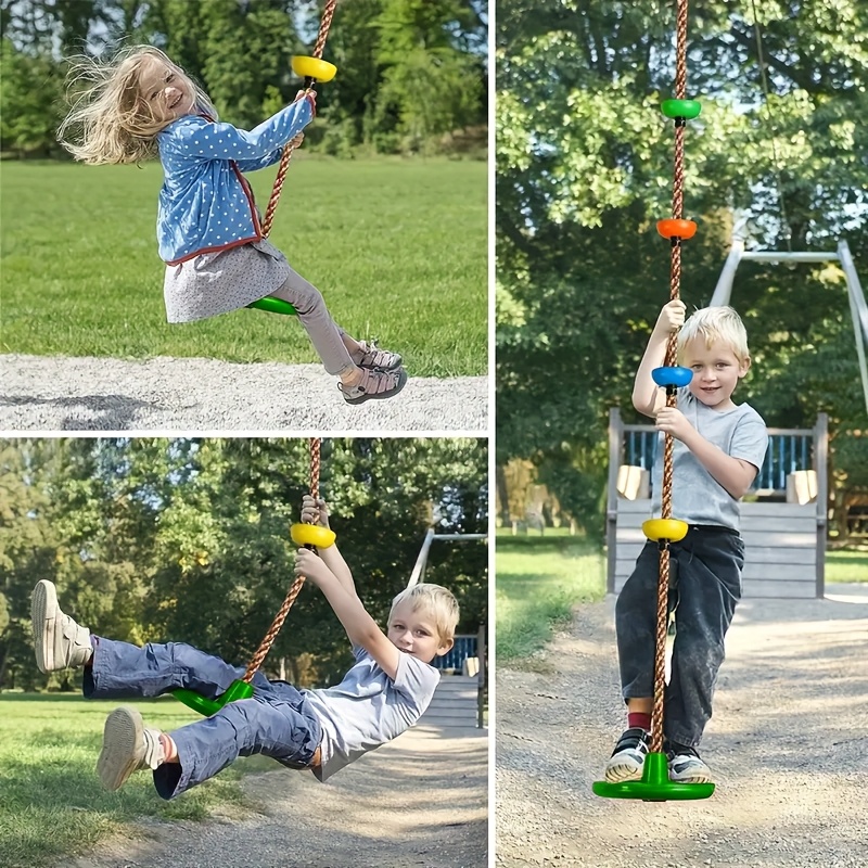 Kids Outdoor Yard Equipment - 3in1ディスクシートスイングセット 1パック キッズツリースイング 屋外遊び 庭遊び 子供用スイング遊具