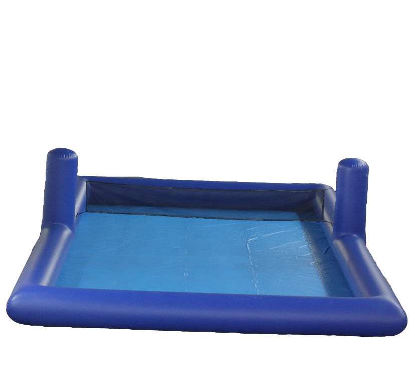 Kids Outdoor Volleyball Net - サマーブルー キッズビーチ ウォーターバレーネットフィールド 屋外スポーツゲーム エアポンプ式 インフレータブルバレーボール