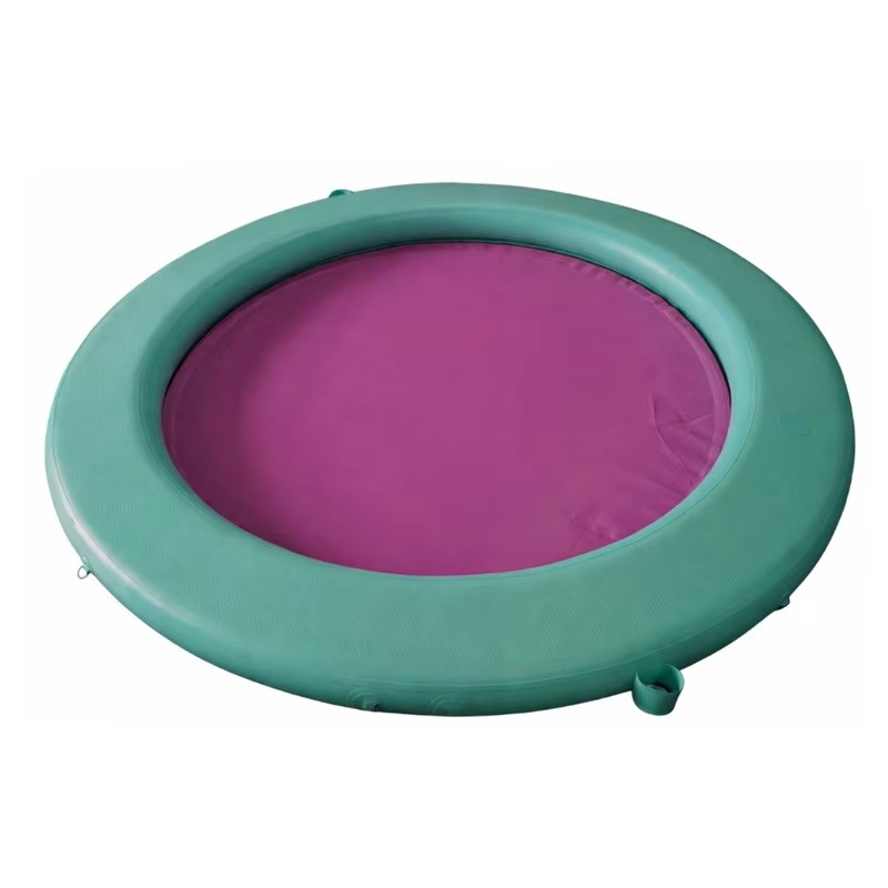 Kids Outdoor Trampoline - 耐砂性バルブハウジング付き耐候性インフレータブルトランポリン（子供用屋外活動向け）
