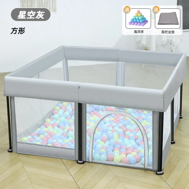 Kids Outdoor Yard Tools - 折りたたみ式工具不要ベビーサークル、幼児用安全ゲート、屋内外兼用キッズプレイエリア、子供用遊具ガードヤード