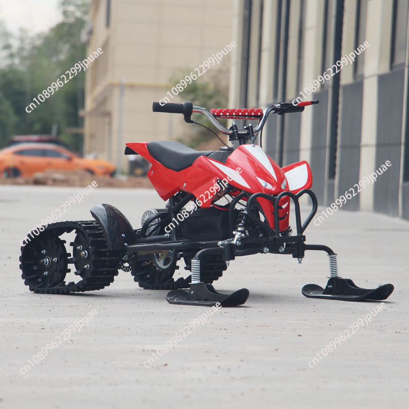 Kids Outdoor Electric Quad - 子供用電動スノーモービル、履帯式屋外電動クワッドスキースクーター