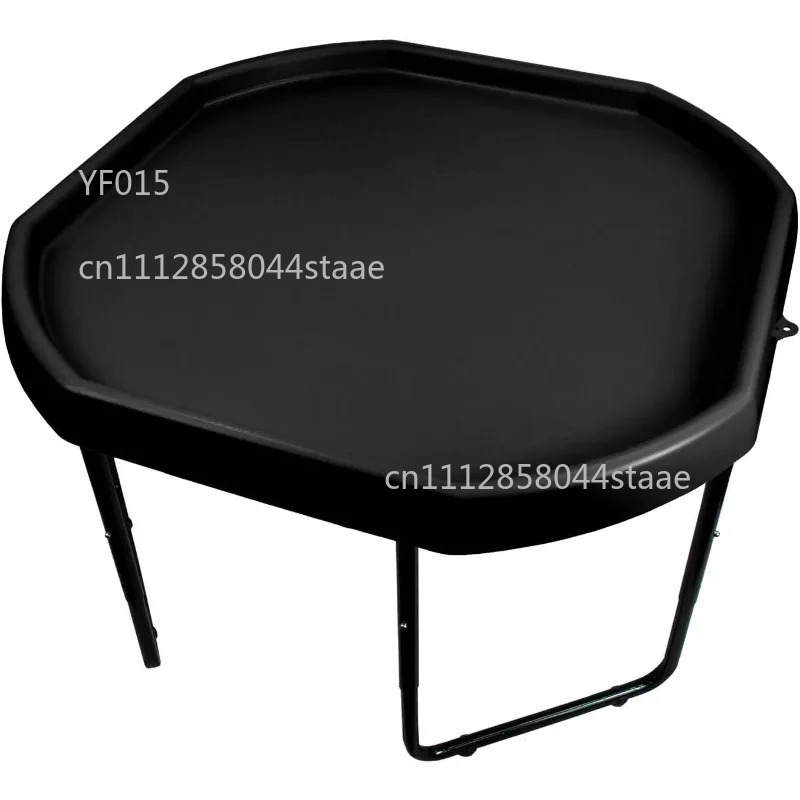 Kids Outdoor Sensory Table - 高さ調節可能なプラスチック製八角形アクティビティトレイテーブル、子供用感覚ゲームプレイテーブル、屋内外学習デスク