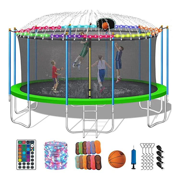 # 14FT ラウンドスプリングレストランポリン用安全囲いネ - Kids Outdoor Trampoline のレビューと価格