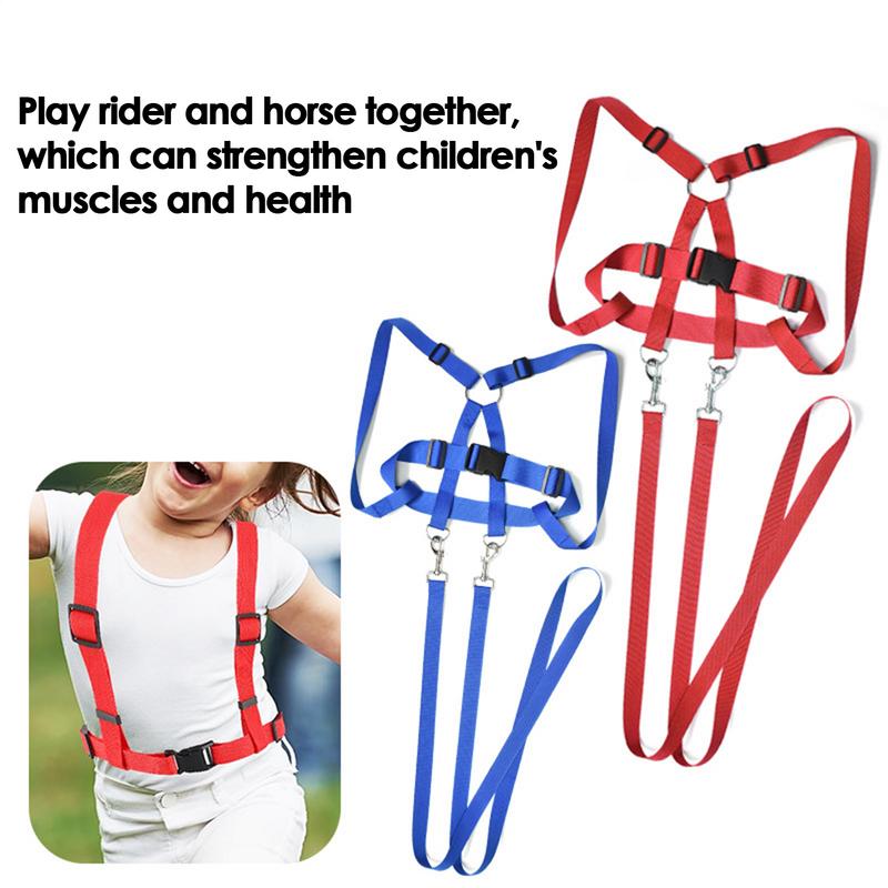 安全な馬ハーネス馬リード子供のおもちゃ耐摩耗性乗馬機器屋外活 - Kids Outdoor Wear のレビューと価格