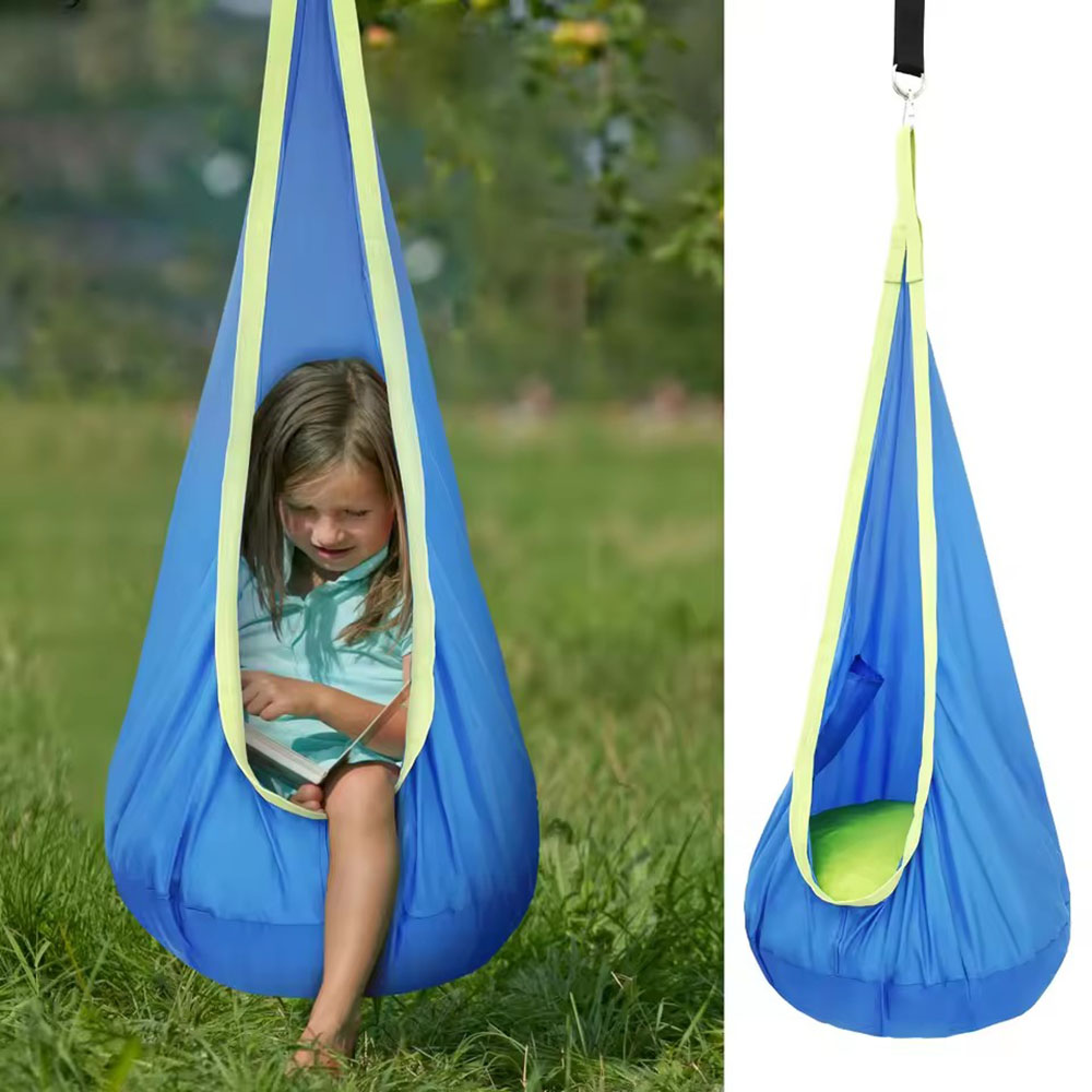 キッズポッドスイングシート ナイロン製ハンギングチェア イン - Kids Outdoor Swing Chair のレビューと価格