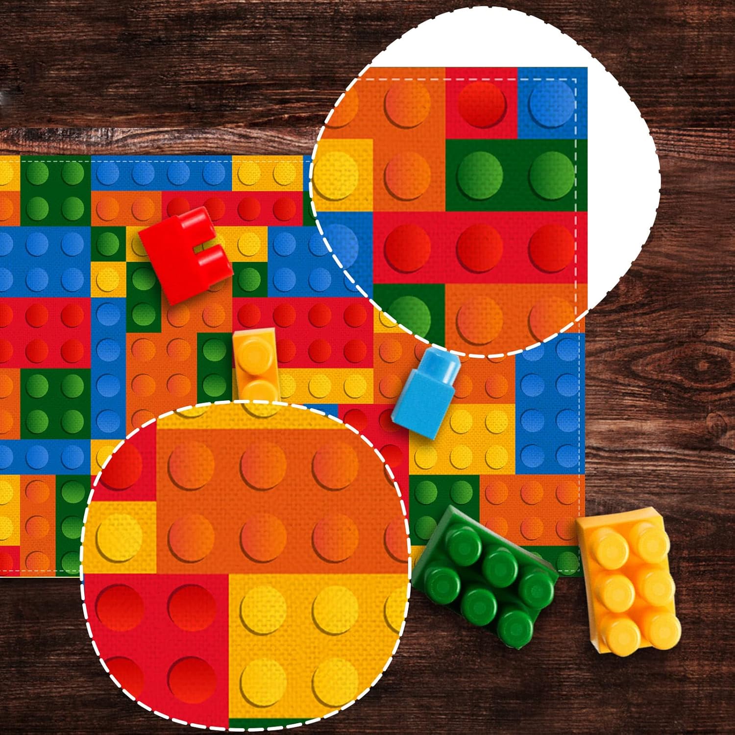 ビルディングブロックテーブルランナー - 1PC キッズ カ - Kids Outdoor Dining Table のレビューと価格