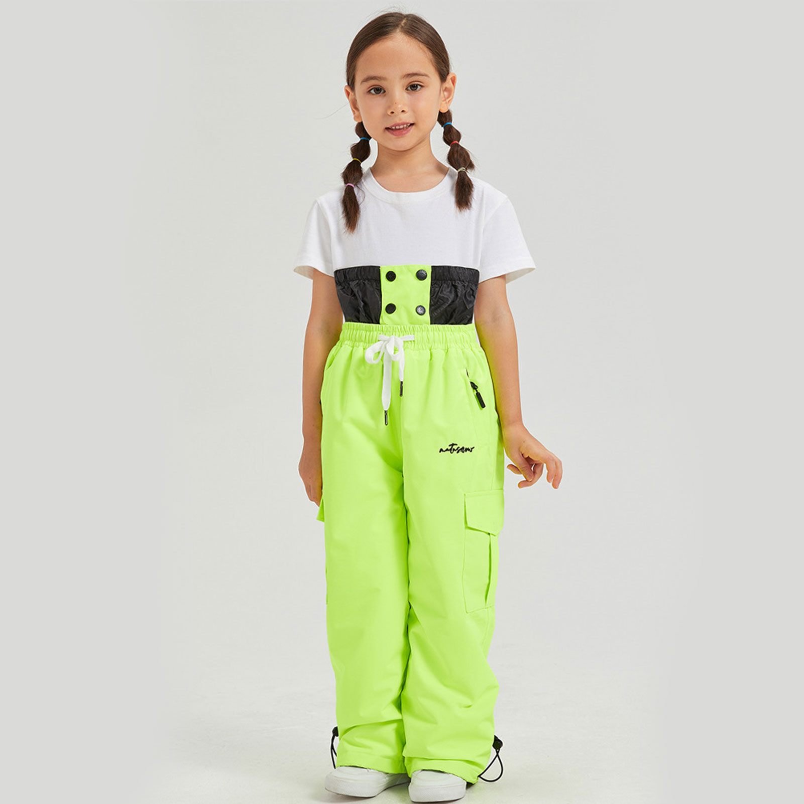 女の子用スノースーツ、フード付き暖かい防風防水子供用スキーウ - Kids Outdoor Wear のレビューと価格
