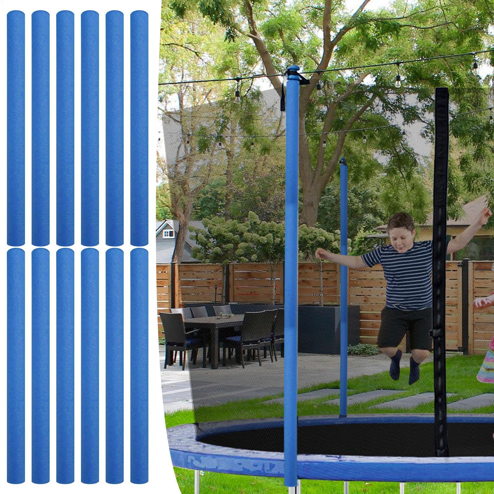トランポリンポールカバートランポリンエンクロージャ保護チュー - Kids Outdoor Trampoline のレビューと価格