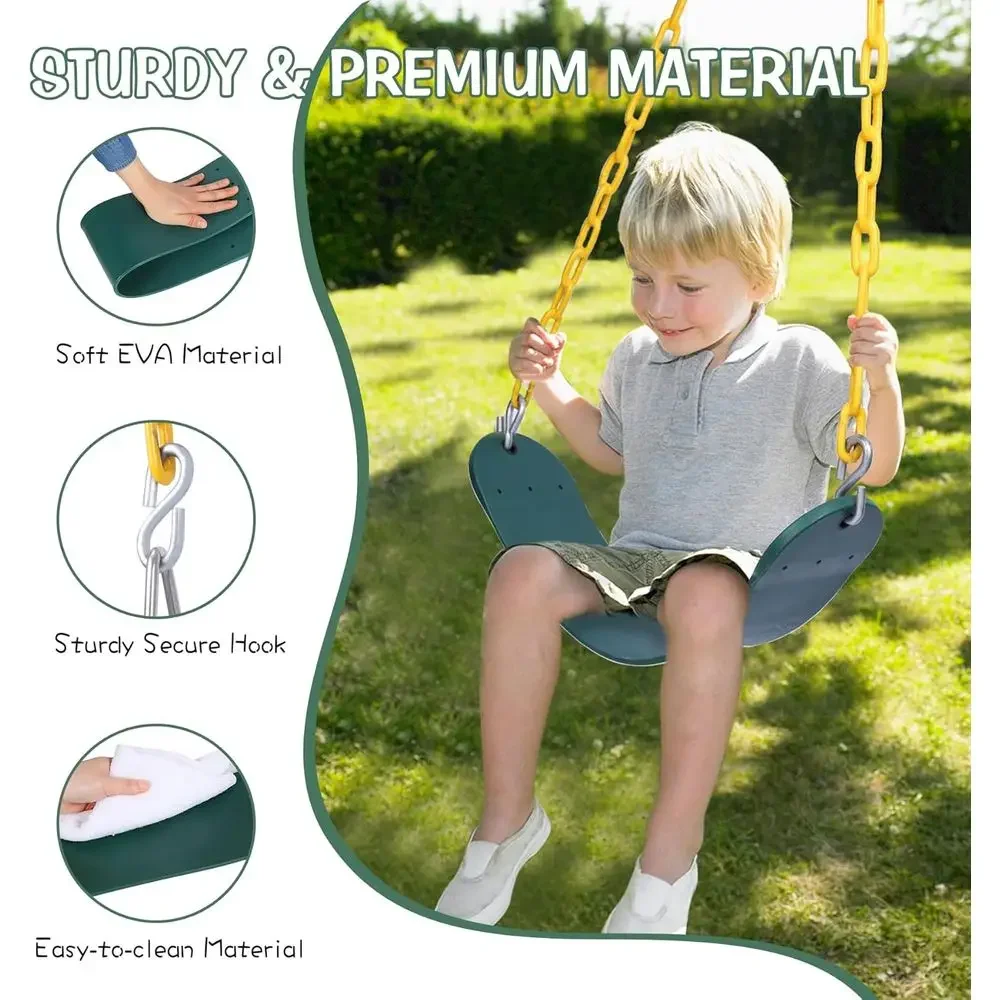屋外用コンボスイングセット（リング、ベルトシート、バケットシ - Kids Outdoor Swing のレビューと価格