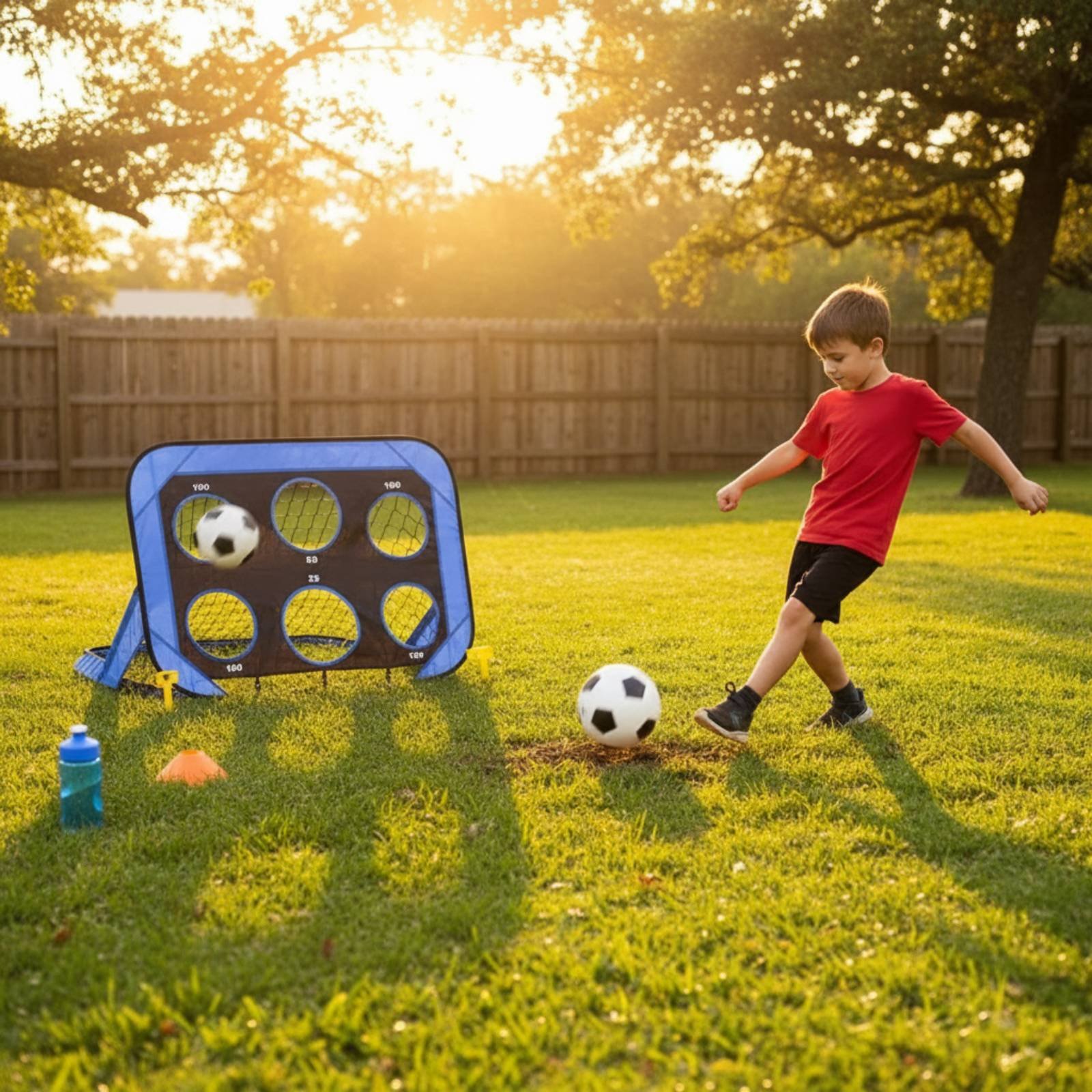 オールインワンスポーツネットセット 室内屋外兼用 キッズ用  - Kids Outdoor Set のレビューと価格