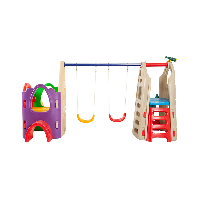 高品質子供用屋内外兼用プラスチック製ダブルスライド遊具、キッ - Kids Outdoor Swing のレビューと価格