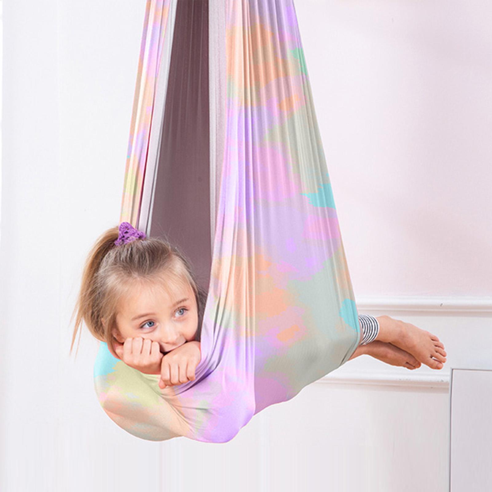 子供用スイング 強力耐荷重 カドルチェア ヨガスイング 学校 - Kids Outdoor Hammock Chair のレビューと価格