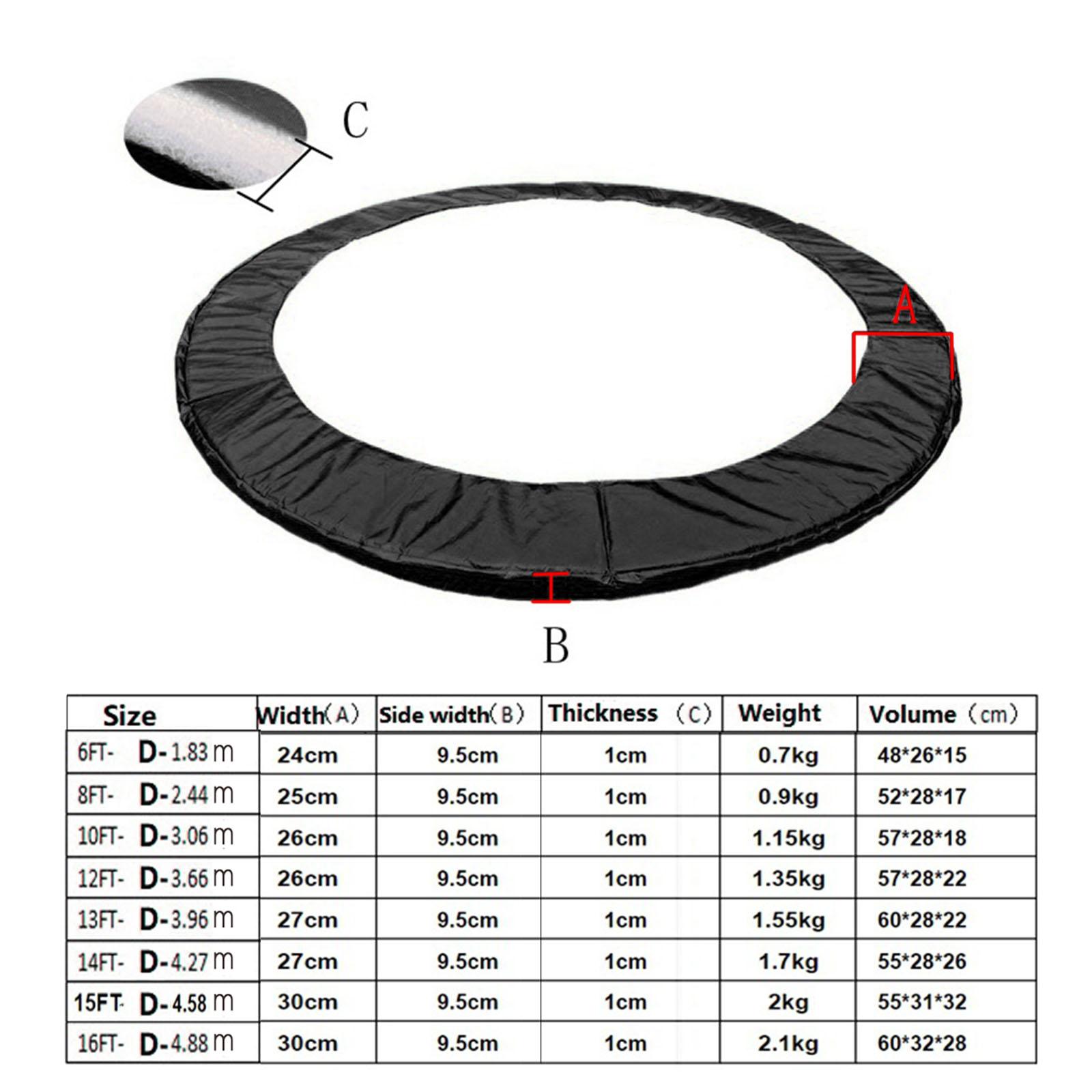 安全トランポリン保護マット、子供用弾性ベッドカバー、ジャンプ - Kids Outdoor Trampoline のレビューと価格