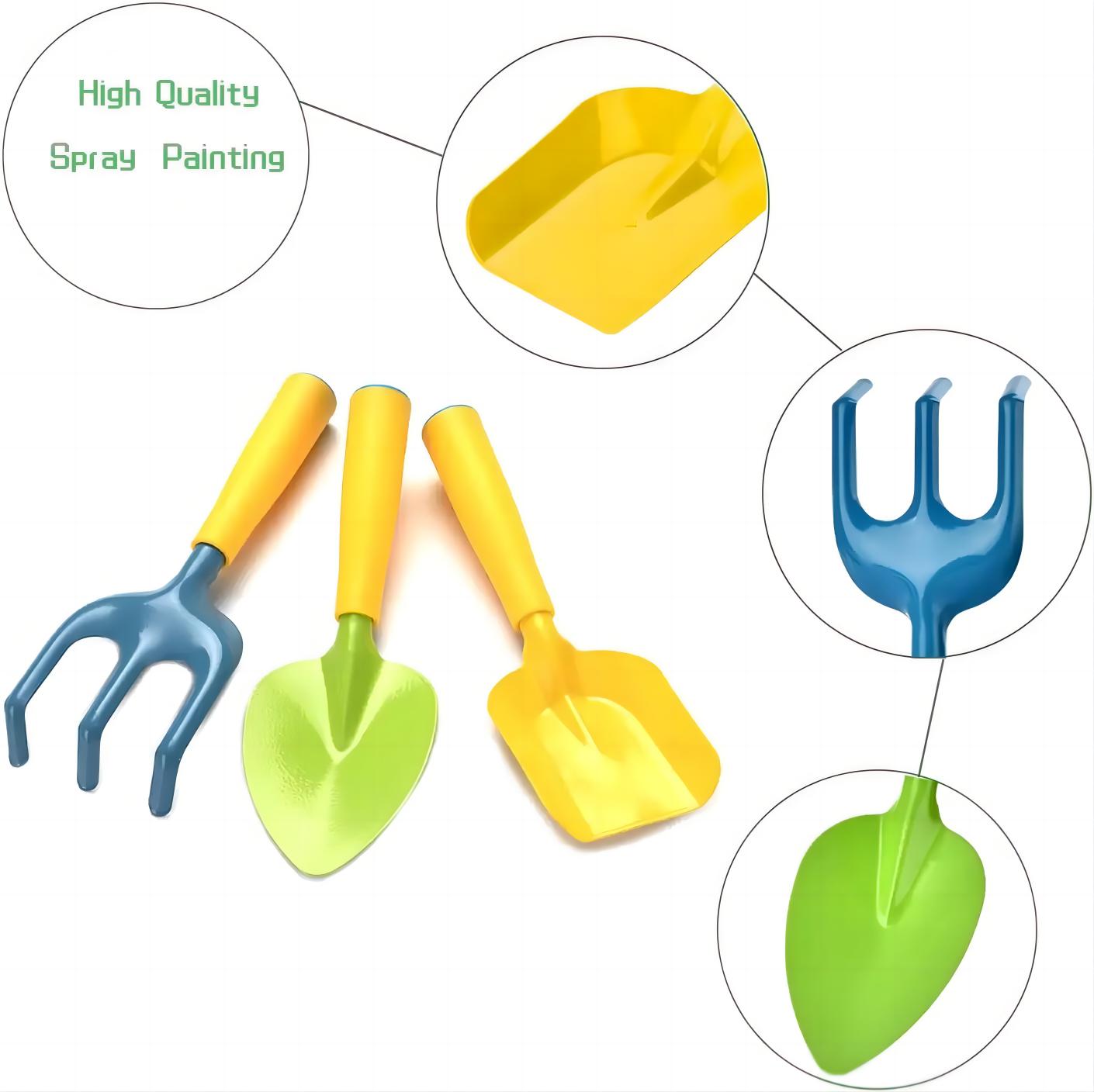 子供のためのカラフルな庭の道具のおもちゃ、屋外のガーデニング - Kids Outdoor Yard Tools のレビューと価格