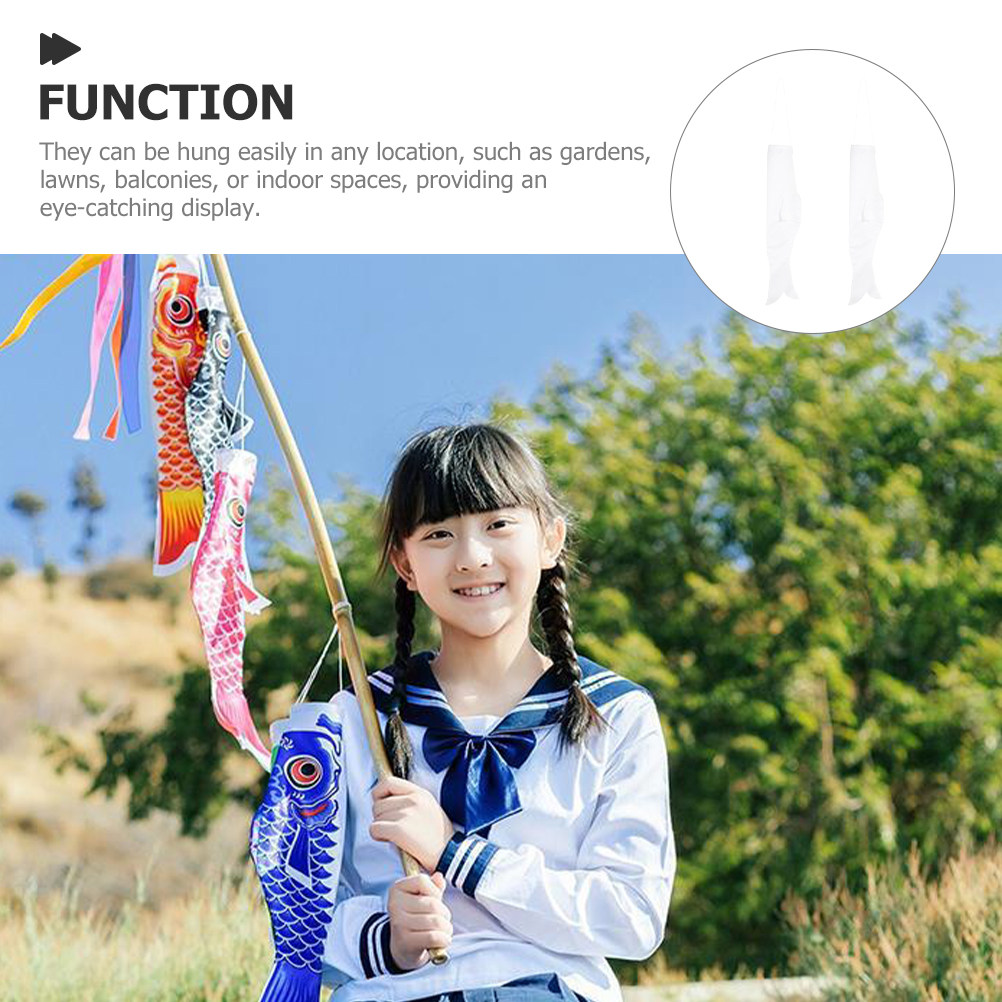 2個入りDIY無地鯉風鶴揚げ飾りセット 子供用クリエイティブ - Kids Outdoor Set のレビューと価格
