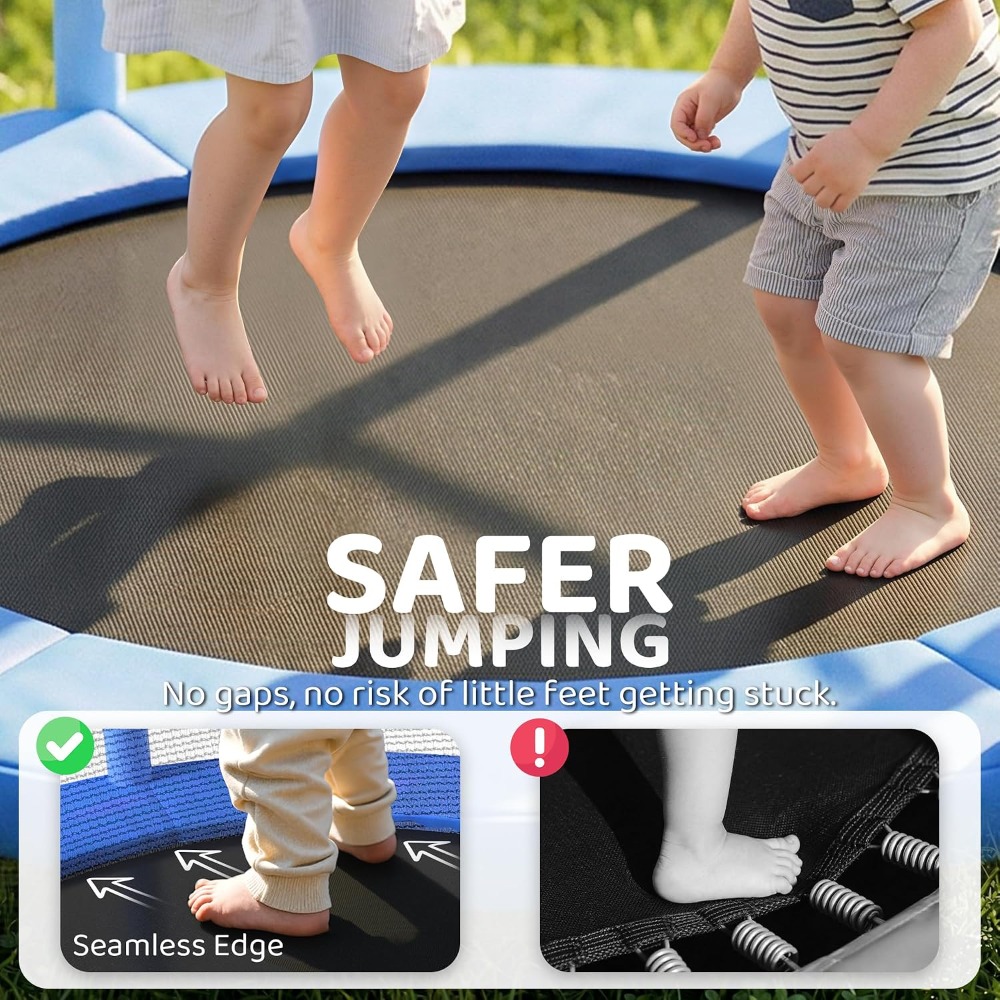 55インチ ミニトランポリン 子供用 3～6歳向け、屋内/屋 - Kids Outdoor Trampoline のレビューと価格