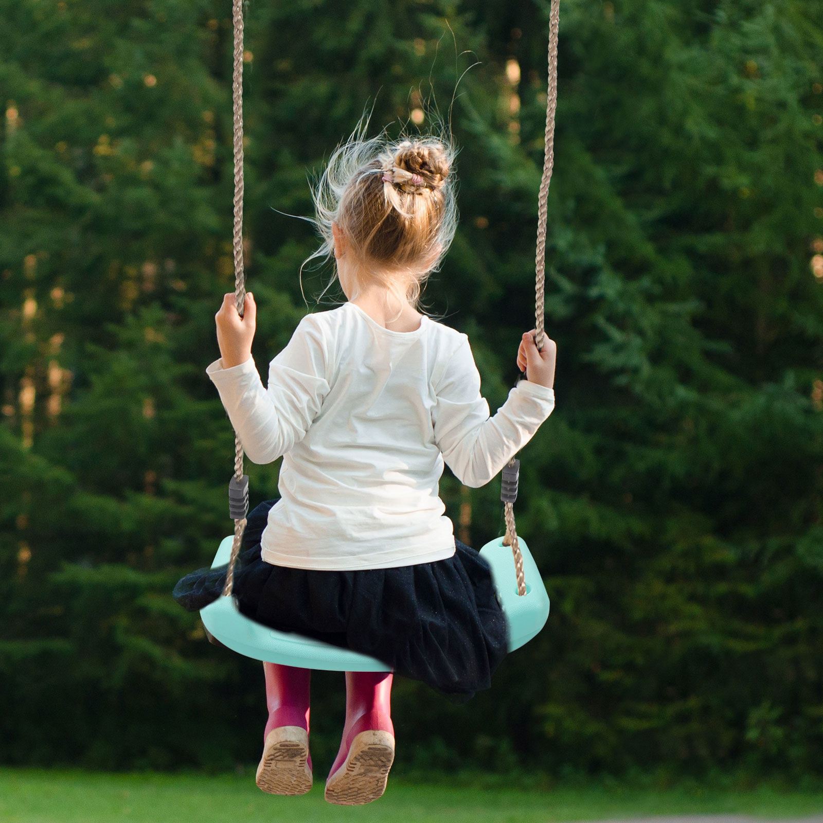 子供用ハンギングチェア プラスチック製スイングシートボード  - Kids Outdoor Swing Chair のレビューと価格