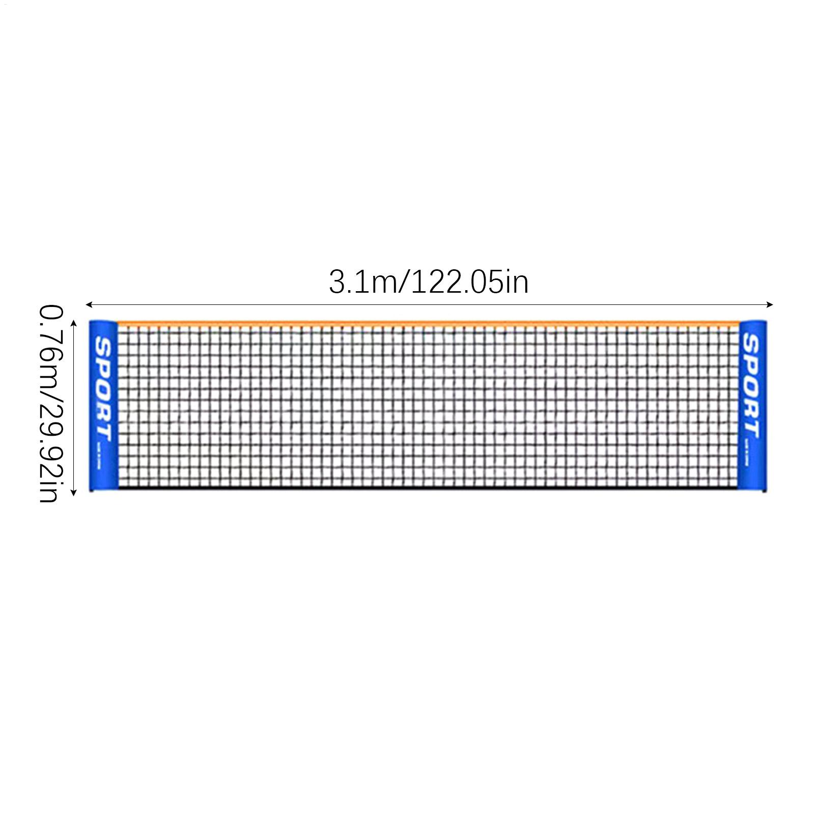 バドミントンネット高さ調節可能キッズバレーボールネットメッシ - Kids Outdoor Volleyball Net のレビューと価格