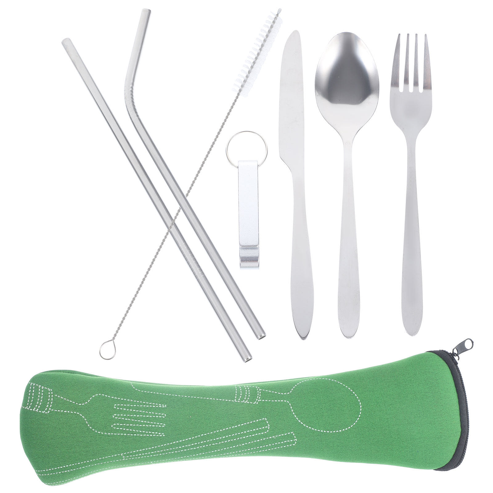 1セットの絶妙なステンレス鋼食器キットフォークスプーンカッタ - Kids Outdoor Dining Set のレビューと価格