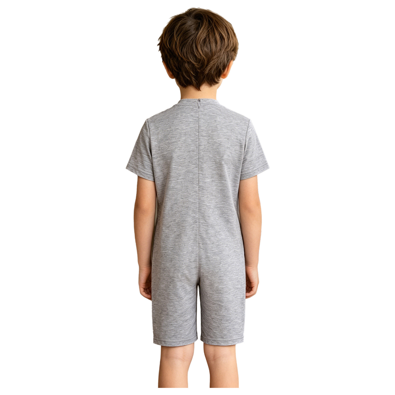 子供用特別支援服 半袖 バックジッパー付き 脱ぎ防止ボディス - Kids Outdoor Wear のレビューと価格