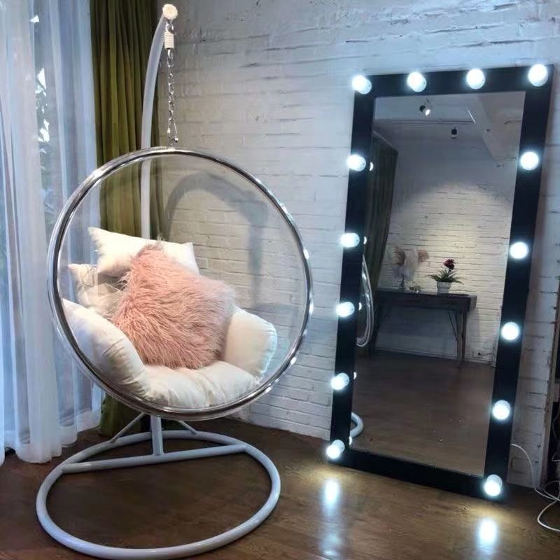 子供用モダンエッグチェア、面白いピンクのアクリルボールスイン - Kids Outdoor Swing Chair のレビューと価格