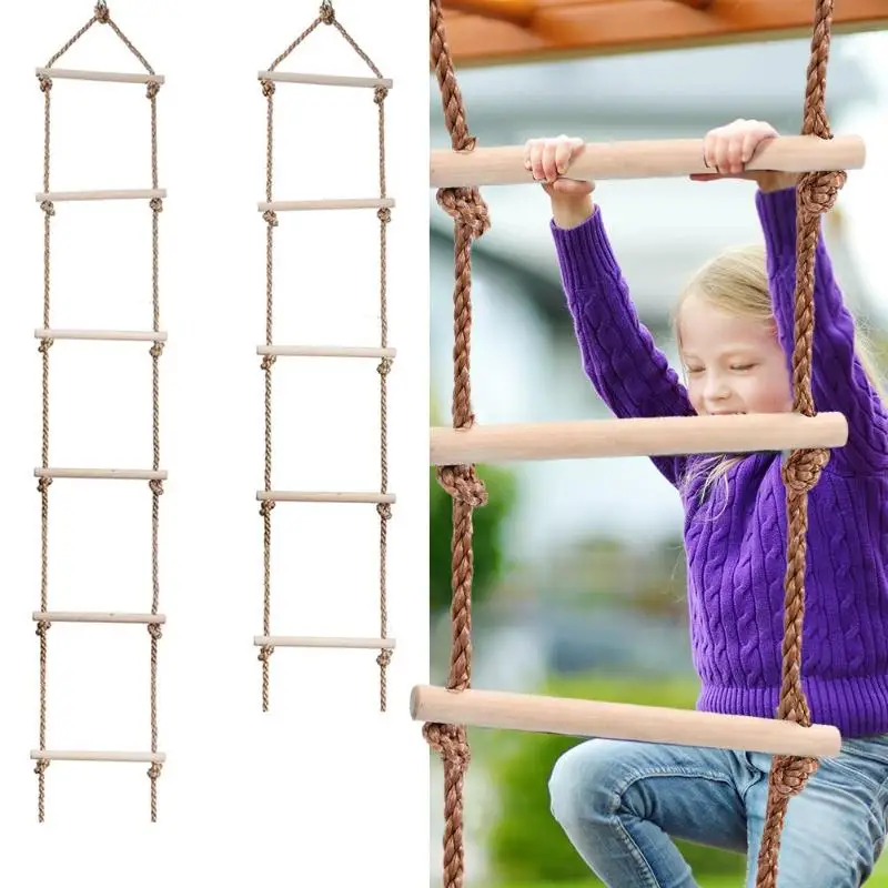 子供用木製マルチラングはしご、アウトドアアクティビティ、安全 - Kids Outdoor Swing のレビューと価格