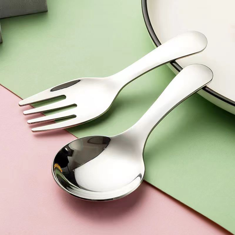 ステンレス製ポータブル食器セット ショートハンドルスプーンと - Kids Outdoor Dining Set のレビューと価格