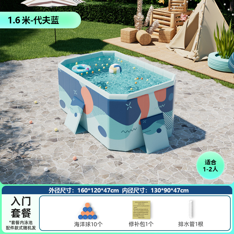 膨張不要の折りたたみ式プール、極厚5層耐摩耗性、子供、赤ちゃ - Kids Outdoor Wear のレビューと価格