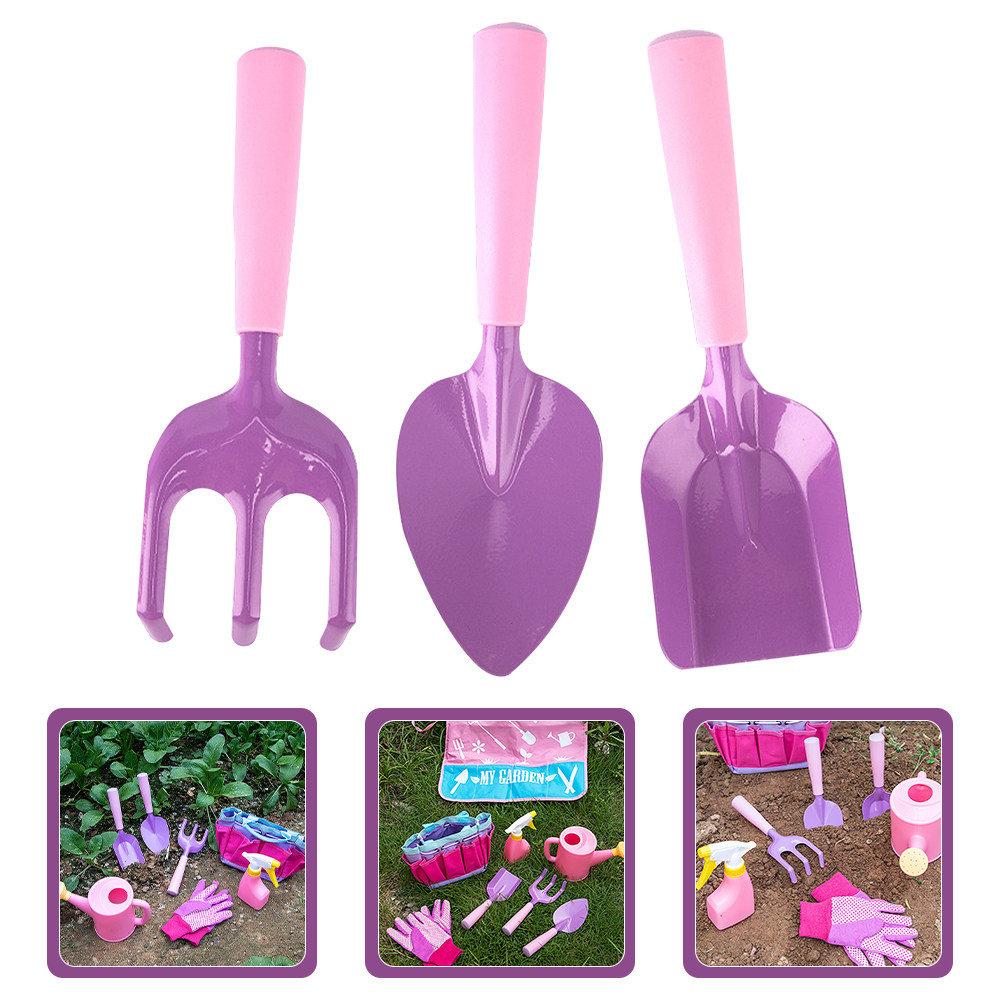 1セット子供用ガーデニングツール小さな砂シャベル手持ち熊手植 - Kids Outdoor Yard Tools のレビューと価格