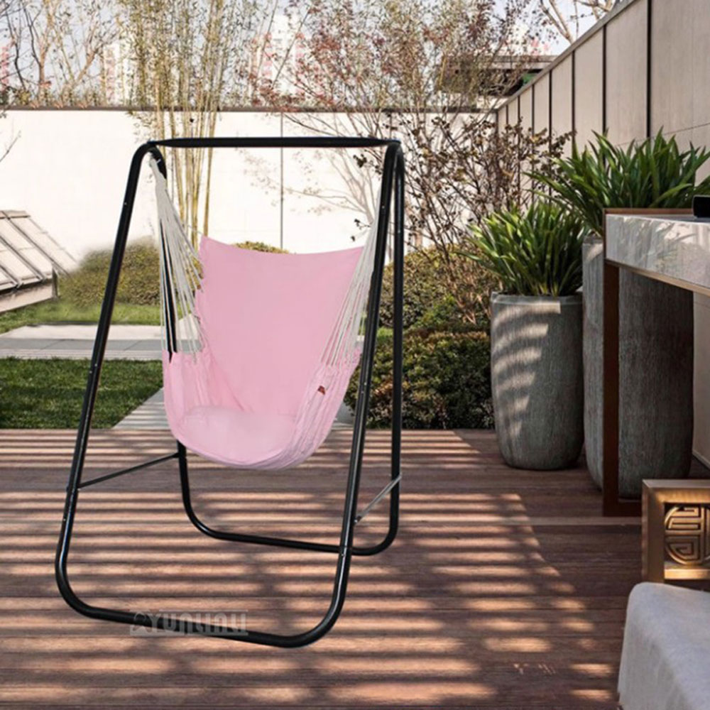 スイングスタンドハンモックハンギングチェア、簡単設置、屋内屋 - Kids Outdoor Hammock Chair のレビューと価格