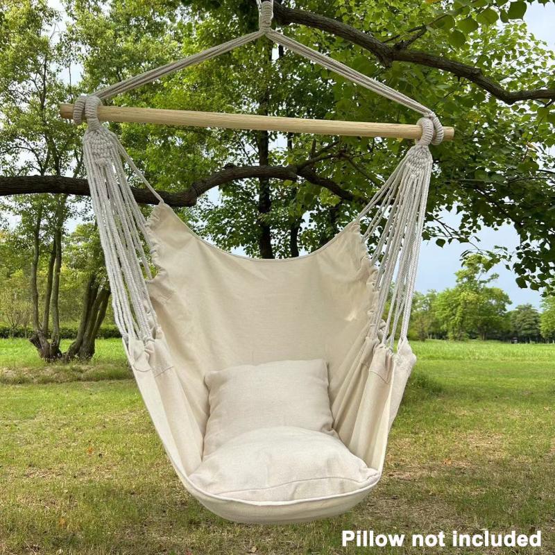 1個入り ポータブルハンギングチェア キャンバススイングチェ - Kids Outdoor Hammock Chair のレビューと価格