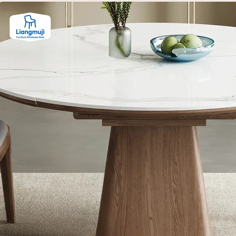 拡張可能なダイニングテーブルラウンドインダストリアルスレート - Kids Outdoor Dining Table のレビューと価格