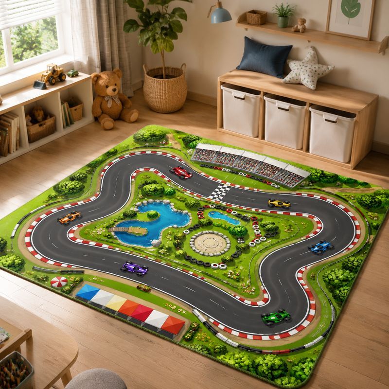 VIKAMA キッズファーム動物園プレイラグ寝室リビングルー - Kids Outdoor Zoo のレビューと価格