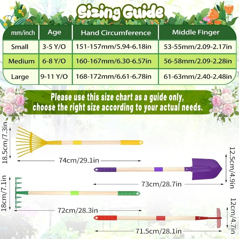 7点セット 子供用ガーデニングツールセット 手押し車付き シ - Kids Outdoor Yard Tools のレビューと価格