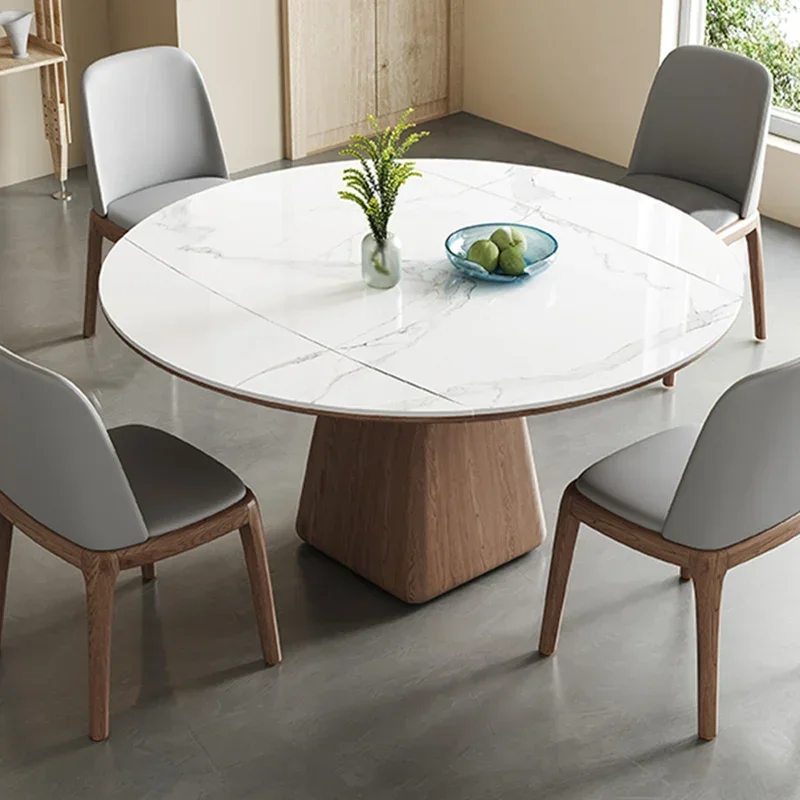 拡張可能なダイニングテーブルラウンドインダストリアルスレート - Kids Outdoor Dining Table のレビューと価格
