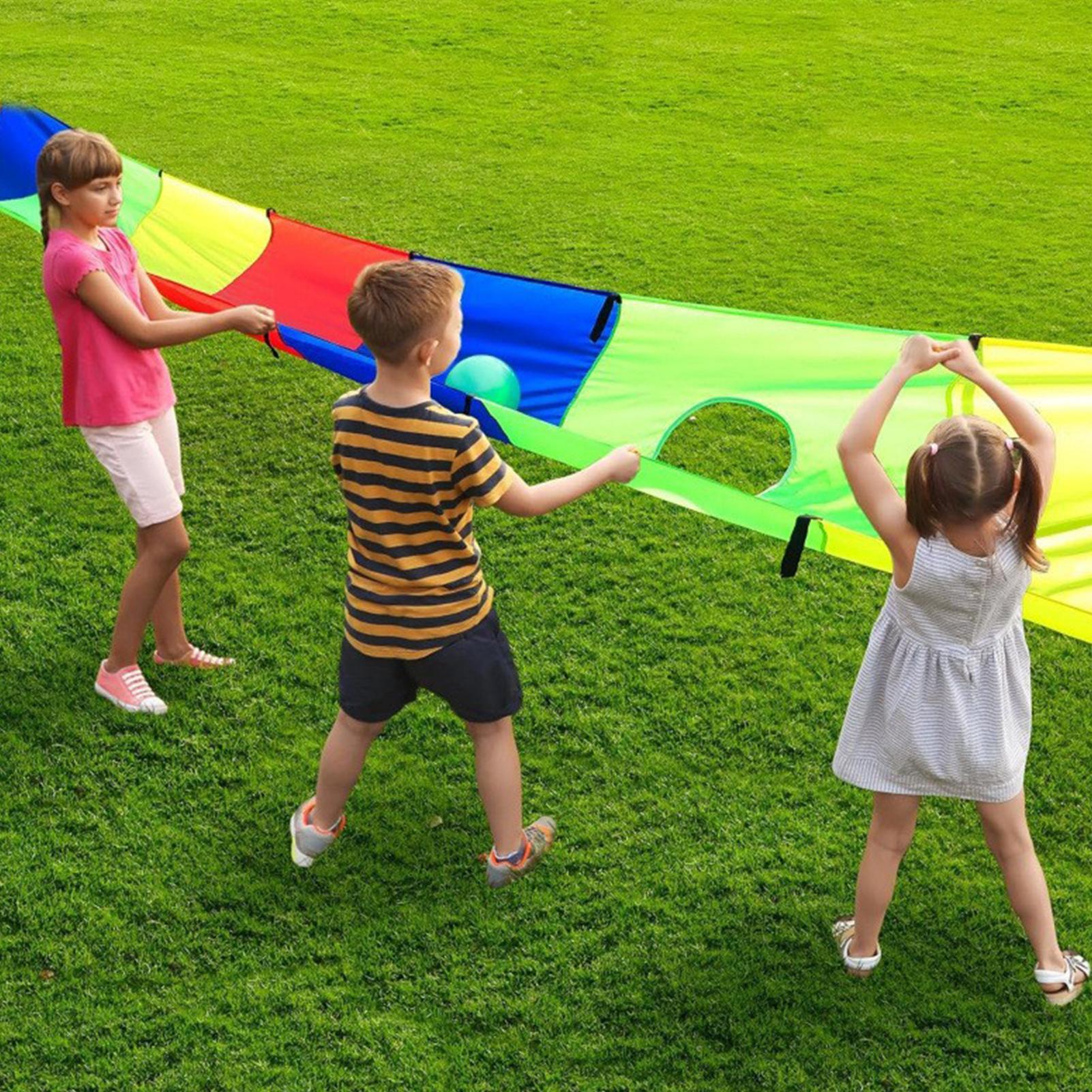 子供のためのパラシュートをプレイ長方形ゲーム体操トレーニング - Kids Outdoor Yard Equipment のレビューと価格