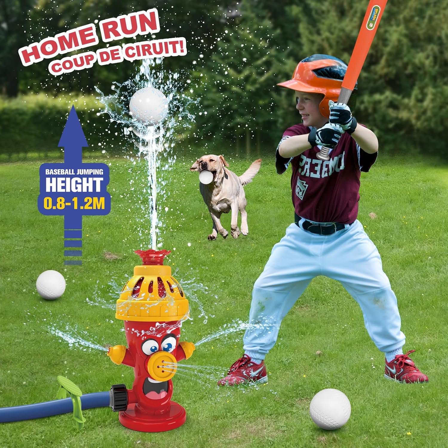 消火栓スプリンクラー屋外水スプレーおもちゃ裏庭庭水おもちゃ夏 - Kids Outdoor Yard Tools のレビューと価格