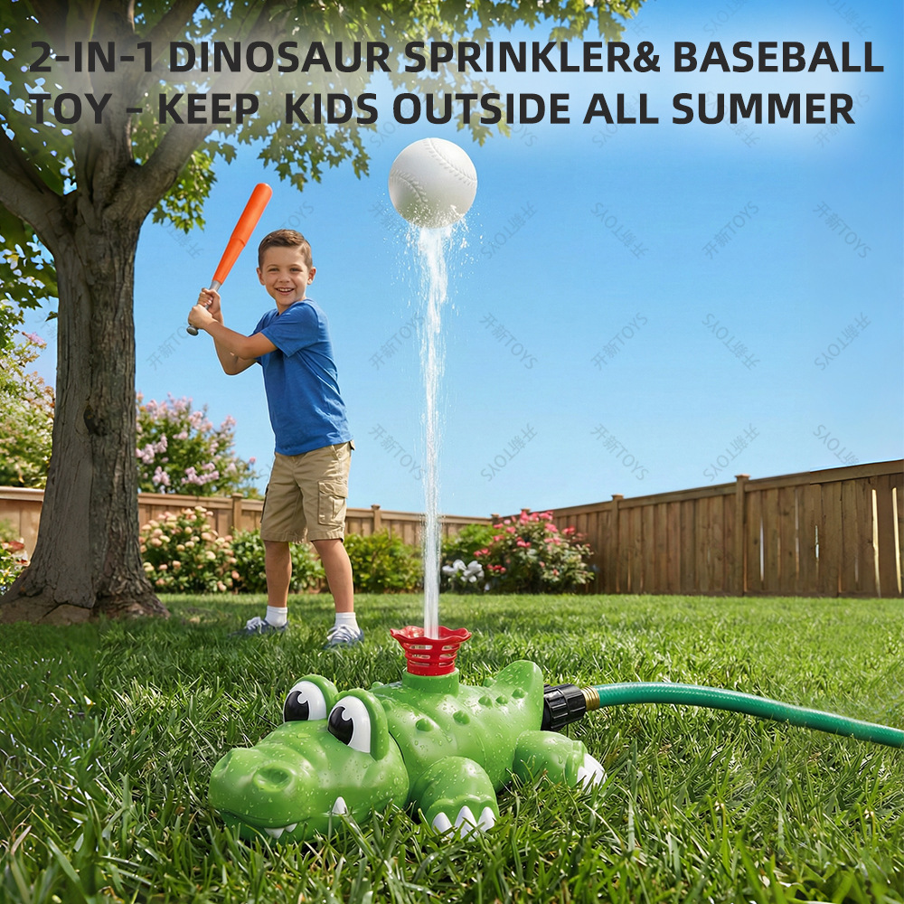 漫画風噴射式スプリンクラー、夏の庭用スプラッシュスプリンクラ - Kids Outdoor Yard Tools のレビューと価格