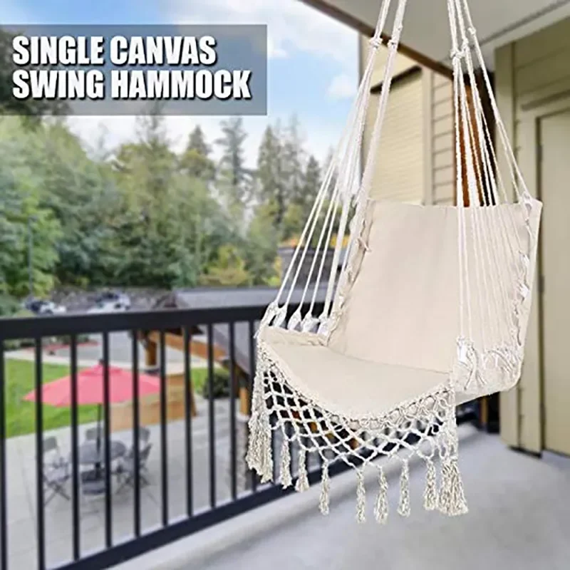 屋外屋内ハンモック スイング 安全ハンモックチェア ロープハ - Kids Outdoor Hammock Chair のレビューと価格