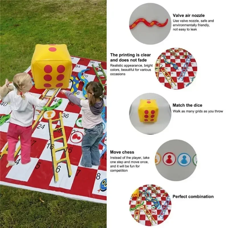 防水スネークラダーゲームマットポータブルプレイマット子供用屋 - Kids Outdoor Mat Waterproof のレビューと価格