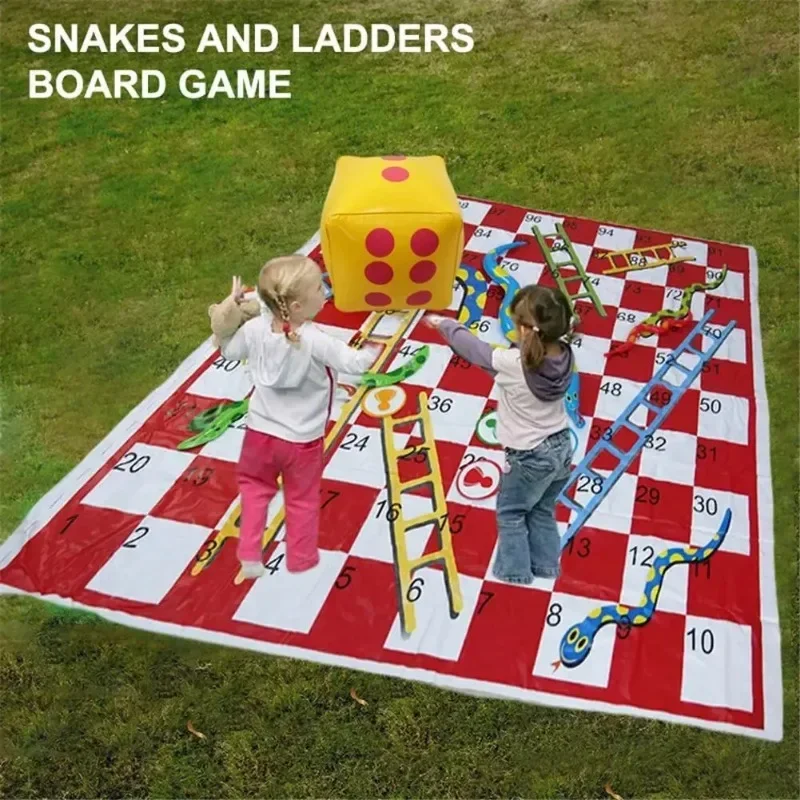防水スネークラダーゲームマットポータブルプレイマット子供用屋 - Kids Outdoor Mat Waterproof のレビューと価格