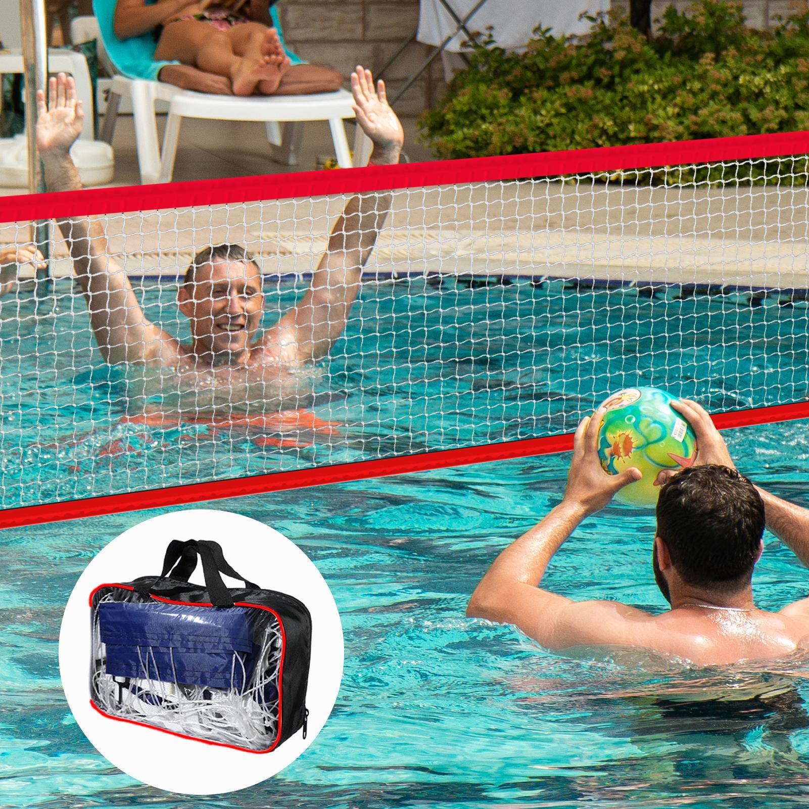 水バレーボールネット スイミングプールバレーボールネット 交 - Kids Outdoor Volleyball Net のレビューと価格
