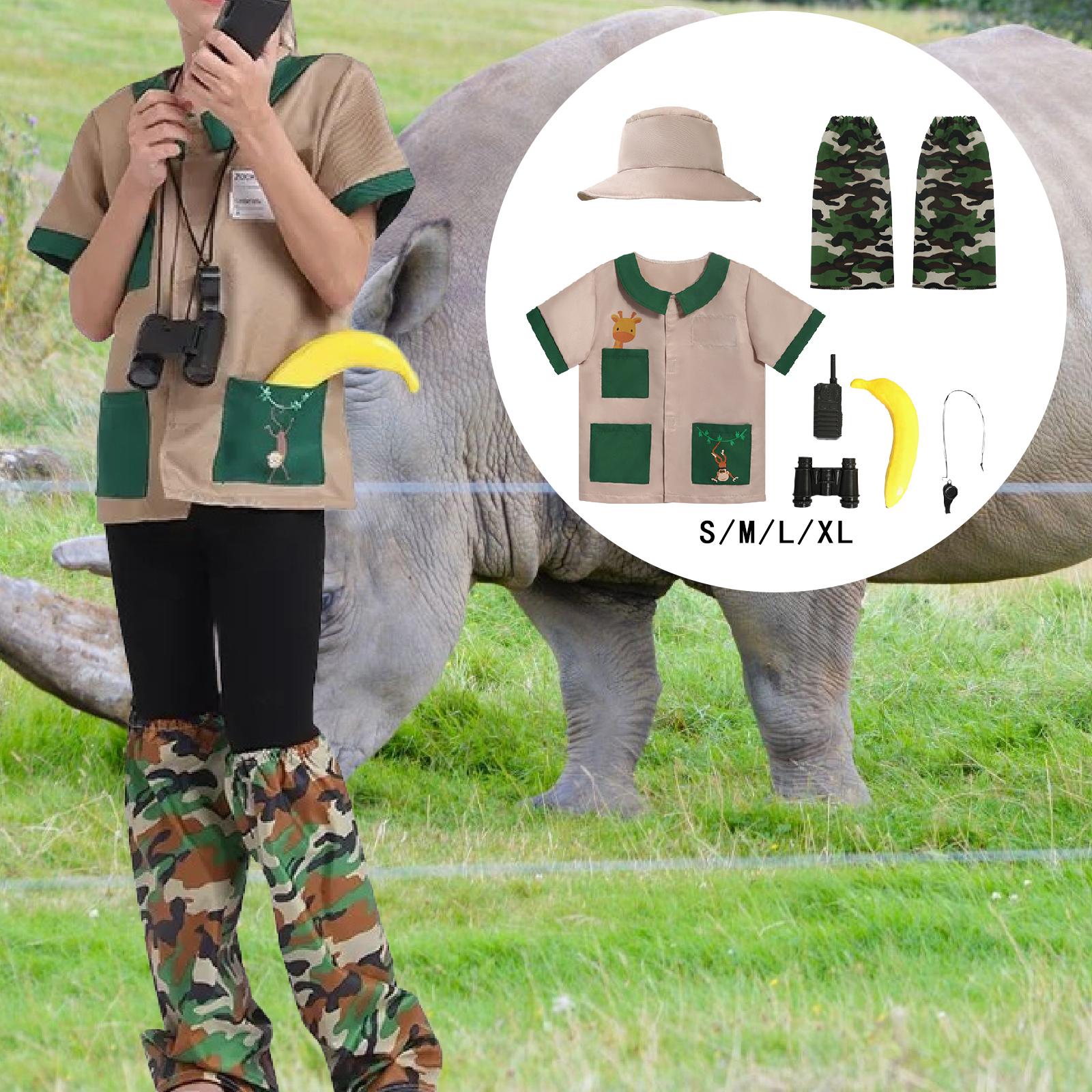 キッズエクスプローラーコスチュームセット ホイッスル 望遠鏡 - Kids Outdoor Zoo のレビューと価格